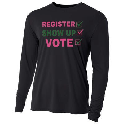 Register Show Up Vote Cooling Performance Long Sleeve Crew