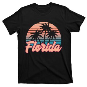 Retro Sunset Upside Down Pineapple Swinger T-Shirt