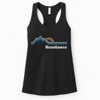 Retro Sundance Utah Ut Vintage Sunrise Mountains Womens Tank Top