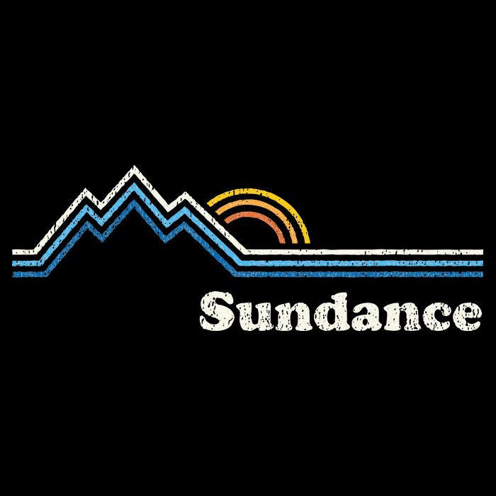 Retro Sundance Utah Ut Vintage Sunrise Mountains Womens T-Shirt