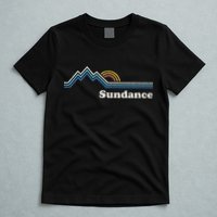 Retro Sundance Utah Ut Vintage Sunrise Mountains T-Shirt