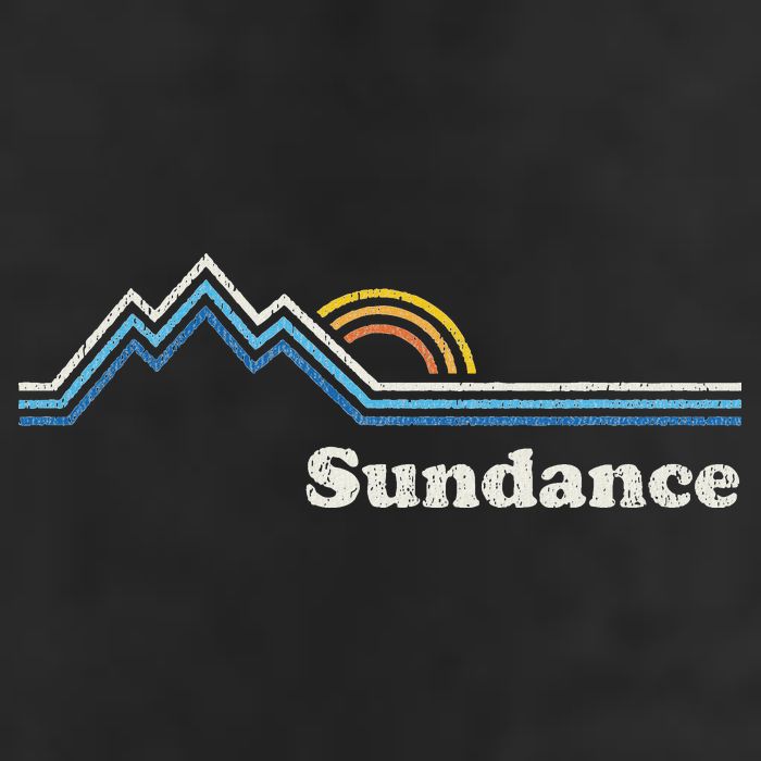 Retro Sundance Utah Ut Vintage Sunrise Mountains Beanie