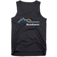 Retro Sundance Utah Ut Vintage Sunrise Mountains Tank Top