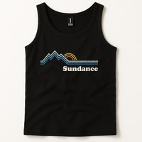 Retro Sundance Utah Ut Vintage Sunrise Mountains Tank Top