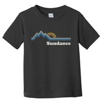 Retro Sundance Utah Ut Vintage Sunrise Mountains Toddler T-Shirt