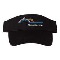 Retro Sundance Utah Ut Vintage Sunrise Mountains Visor