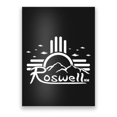 Roswell Sun Ufo Alien Funny Poster