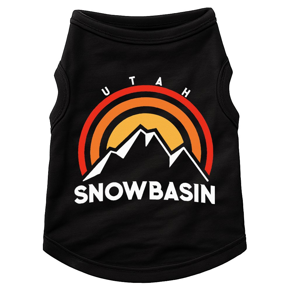 Retro Snowbasin Utah Doggie Tank