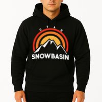 Retro Snowbasin Utah Hoodie