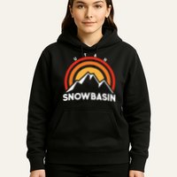 Retro Snowbasin Utah Hoodie