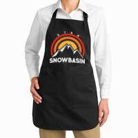 Retro Snowbasin Utah Apron