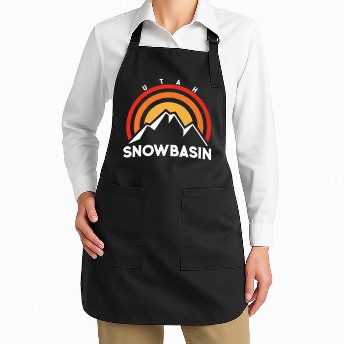 Retro Snowbasin Utah Apron