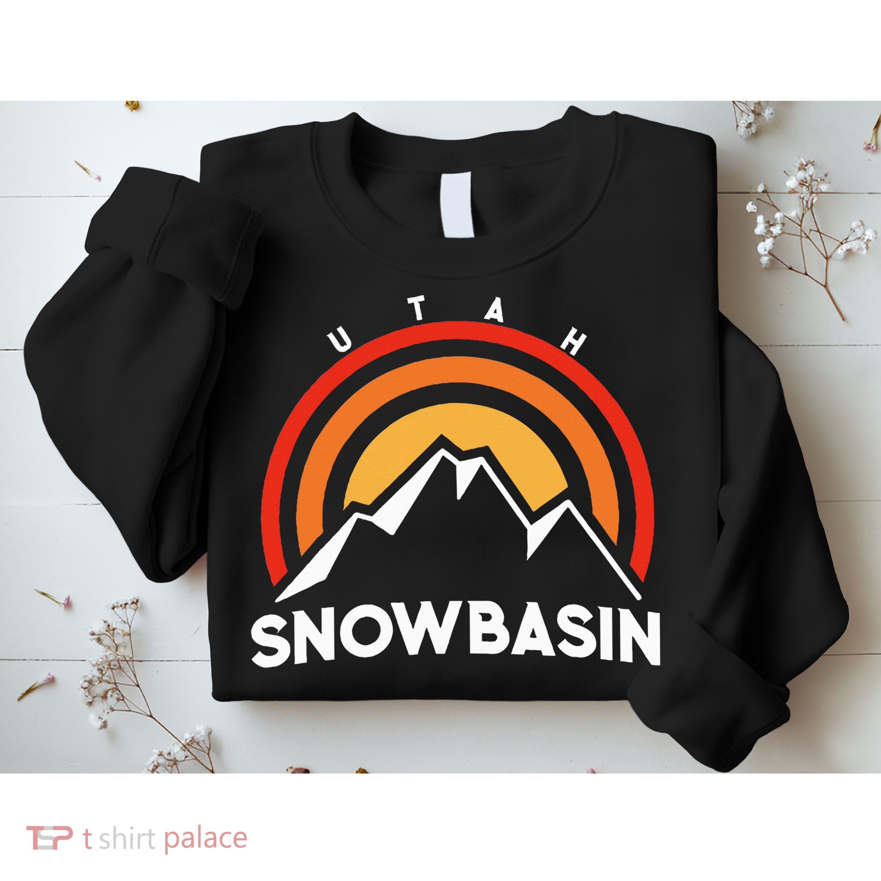 Retro Snowbasin Utah Sweatshirt