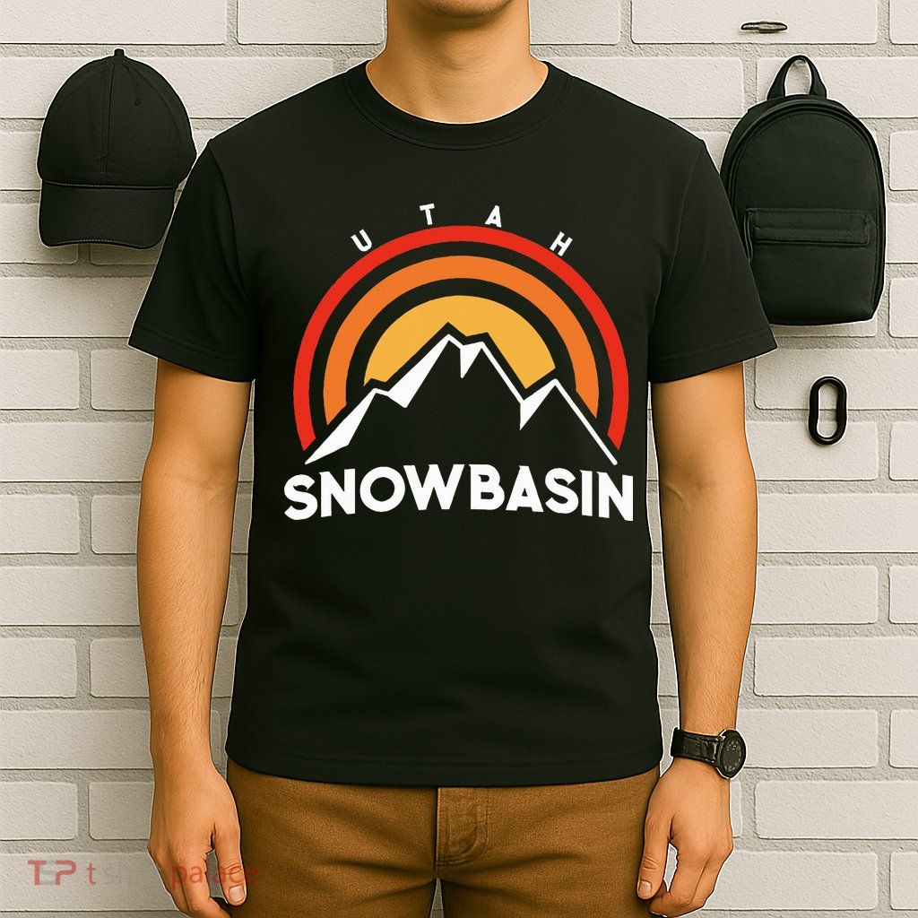 Retro Snowbasin Utah T-Shirt