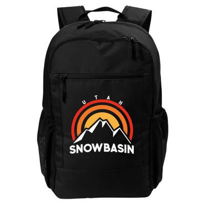 Retro Snowbasin Utah Backpack