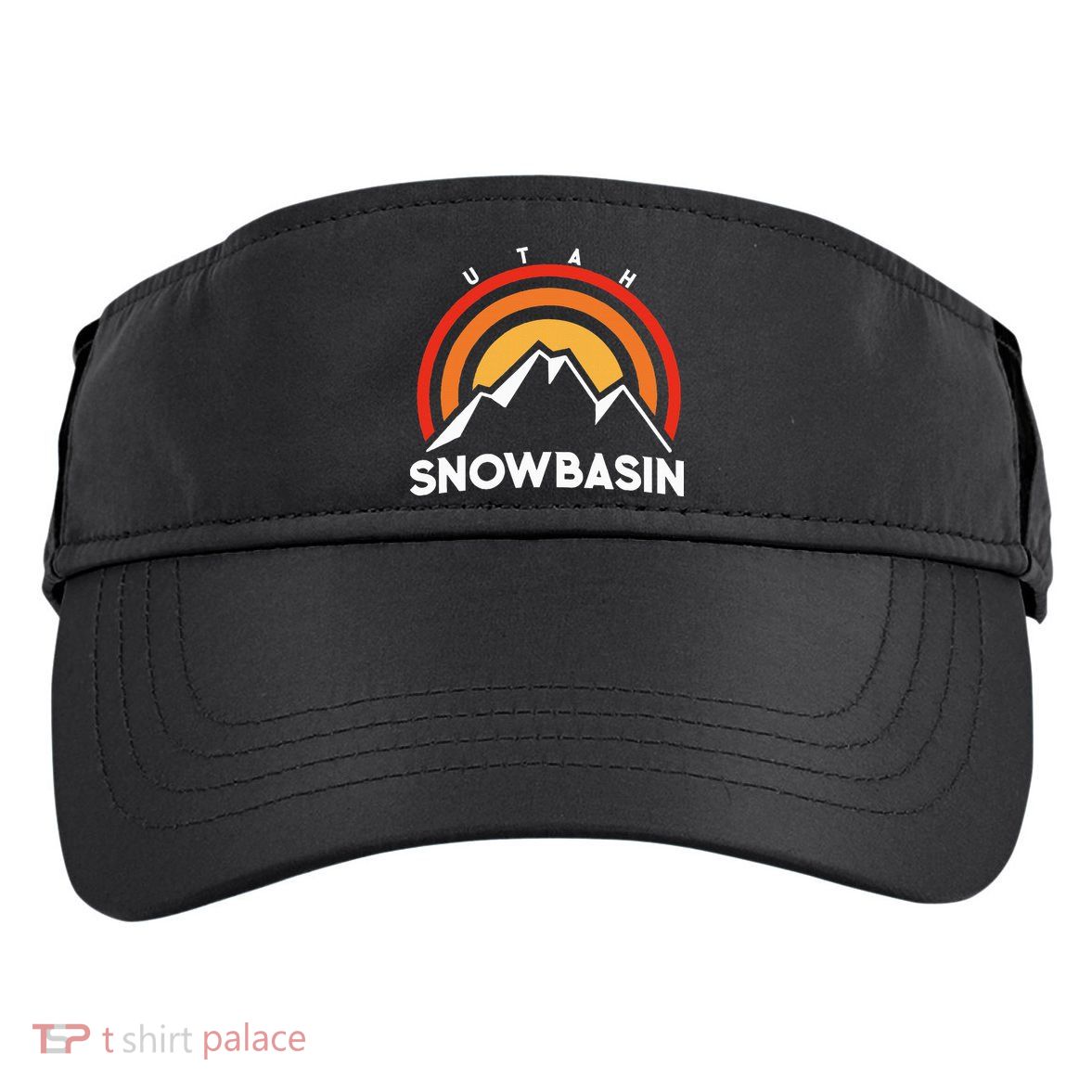 Retro Snowbasin Utah Adult Drive Performance Visor