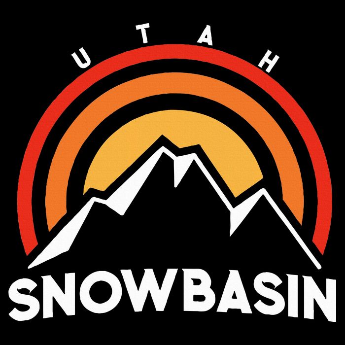 Retro Snowbasin Utah Bucket Hat