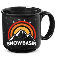 Retro Snowbasin Utah 15oz Campfire Ceramic Mug