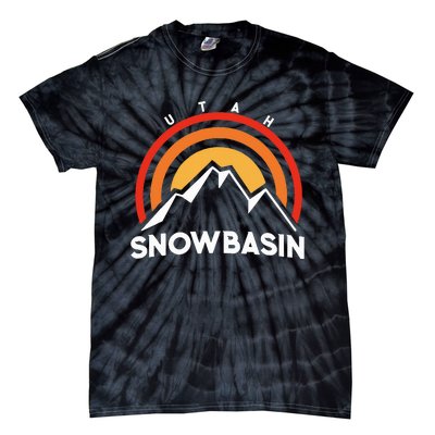 Retro Snowbasin Utah Tie-Dye T-Shirt