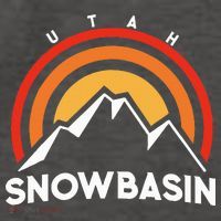 Retro Snowbasin Utah Vector Backpack