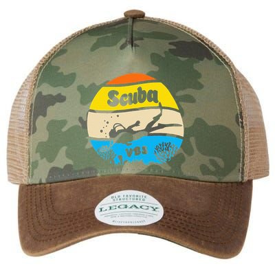 Retro Scuba Vbs 2024 Underwater Jesus Legacy Tie Dye Trucker Hat