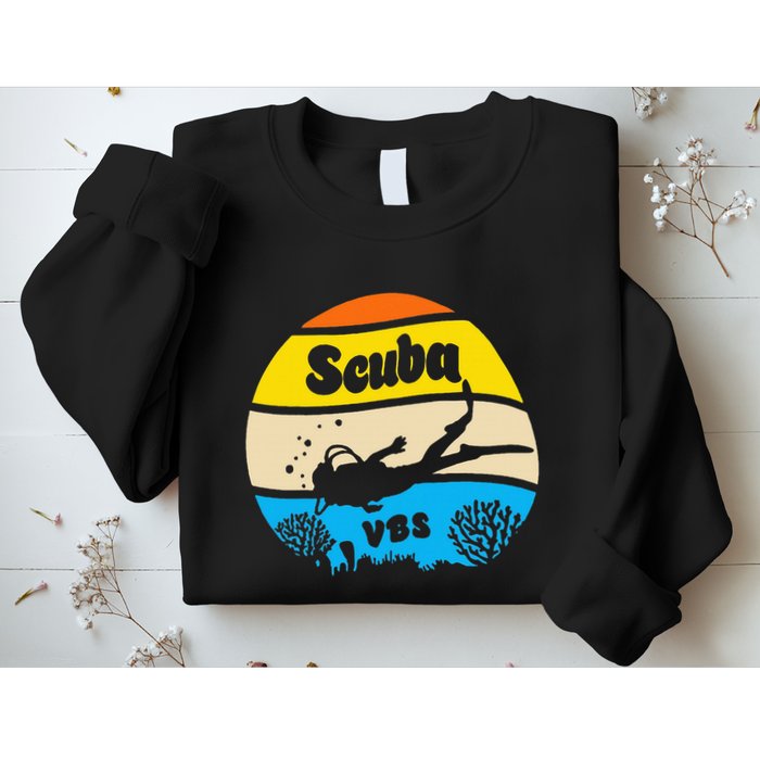 Retro Scuba Vbs 2024 Underwater Jesus Sweatshirt