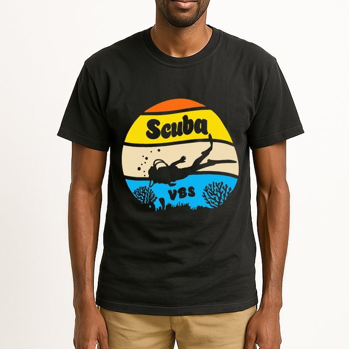 Retro Scuba Vbs 2024 Underwater Jesus Tall T-Shirt