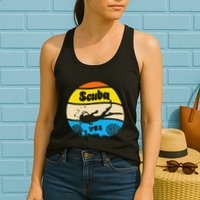 Retro Scuba Vbs 2024 Underwater Jesus Womens Tank Top