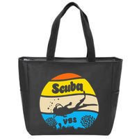 Retro Scuba Vbs 2024 Underwater Jesus Zip Tote Bag