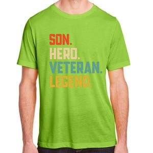 Retro Son Veteran Legend Gift Adult ChromaSoft Performance T-Shirt