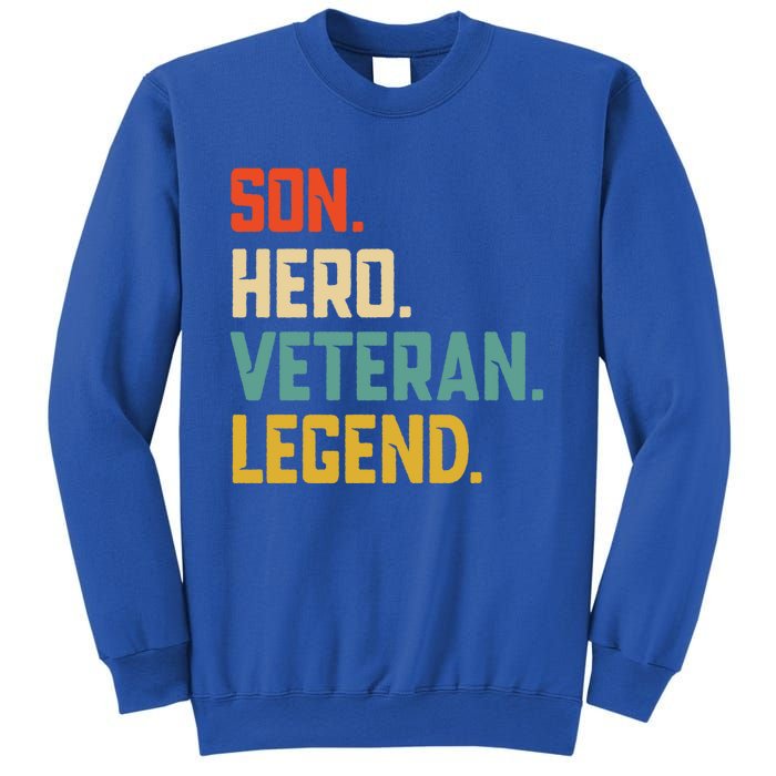 Retro Son Veteran Legend Gift Sweatshirt