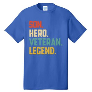 Retro Son Veteran Legend Gift Tall T-Shirt