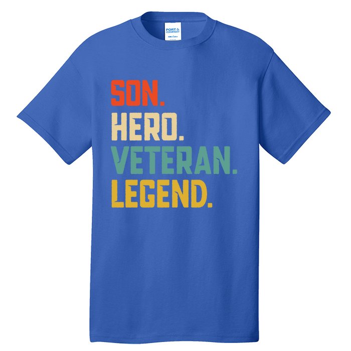 Retro Son Veteran Legend Gift Tall T-Shirt