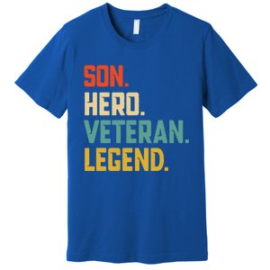 Retro Son Veteran Legend Gift Premium T-Shirt