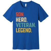 Retro Son Veteran Legend Gift Premium T-Shirt