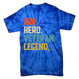 Retro Son Veteran Legend Gift Tie-Dye T-Shirt