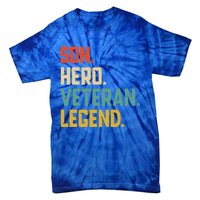 Retro Son Veteran Legend Gift Tie-Dye T-Shirt