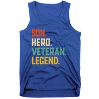 Retro Son Veteran Legend Gift Tank Top