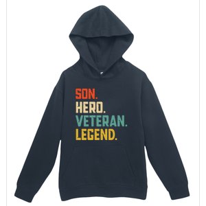 Retro Son Veteran Legend Gift Urban Pullover Hoodie