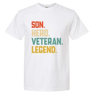 Retro Son Veteran Legend Gift Garment-Dyed Heavyweight T-Shirt