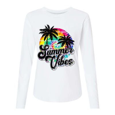 Retro Summer Vibes Leopard Sunglasses Summer Lover Womens Cotton Relaxed Long Sleeve T-Shirt