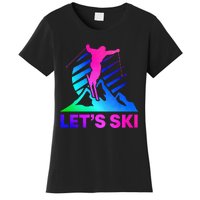 Retro Ski Vintage 80s 90s Skiing Outfit Women's T-Shirt