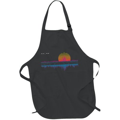 Retrowave Synthwave Vaporwave Sunset Aesthetic Apron