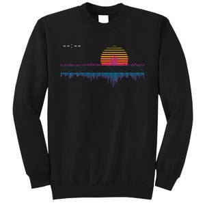 Retrowave Synthwave Vaporwave Sunset Aesthetic Sweatshirt