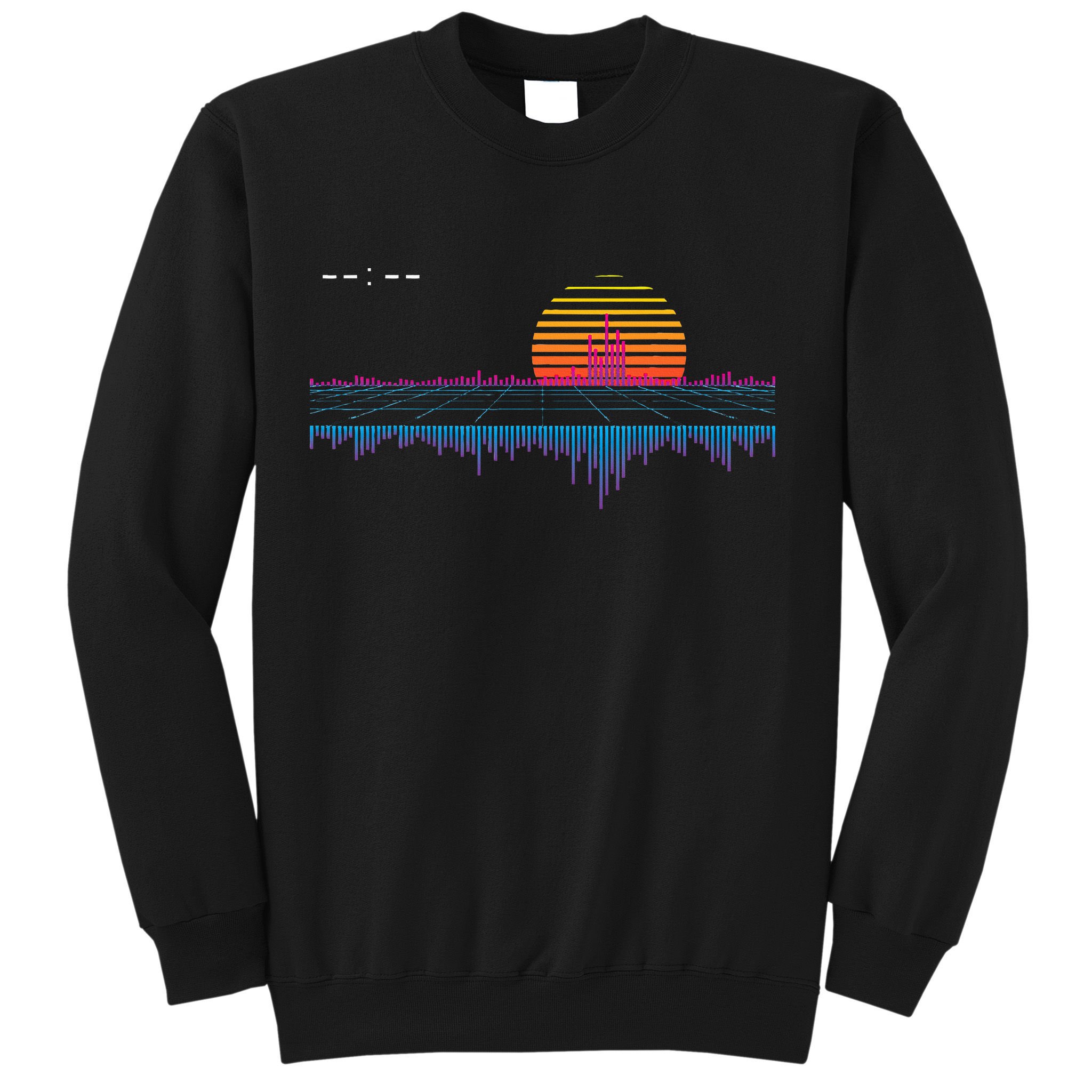 Retrowave Synthwave Vaporwave Sunset Aesthetic Sweatshirt