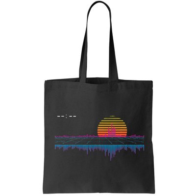 Retrowave Synthwave Vaporwave Sunset Aesthetic Bag