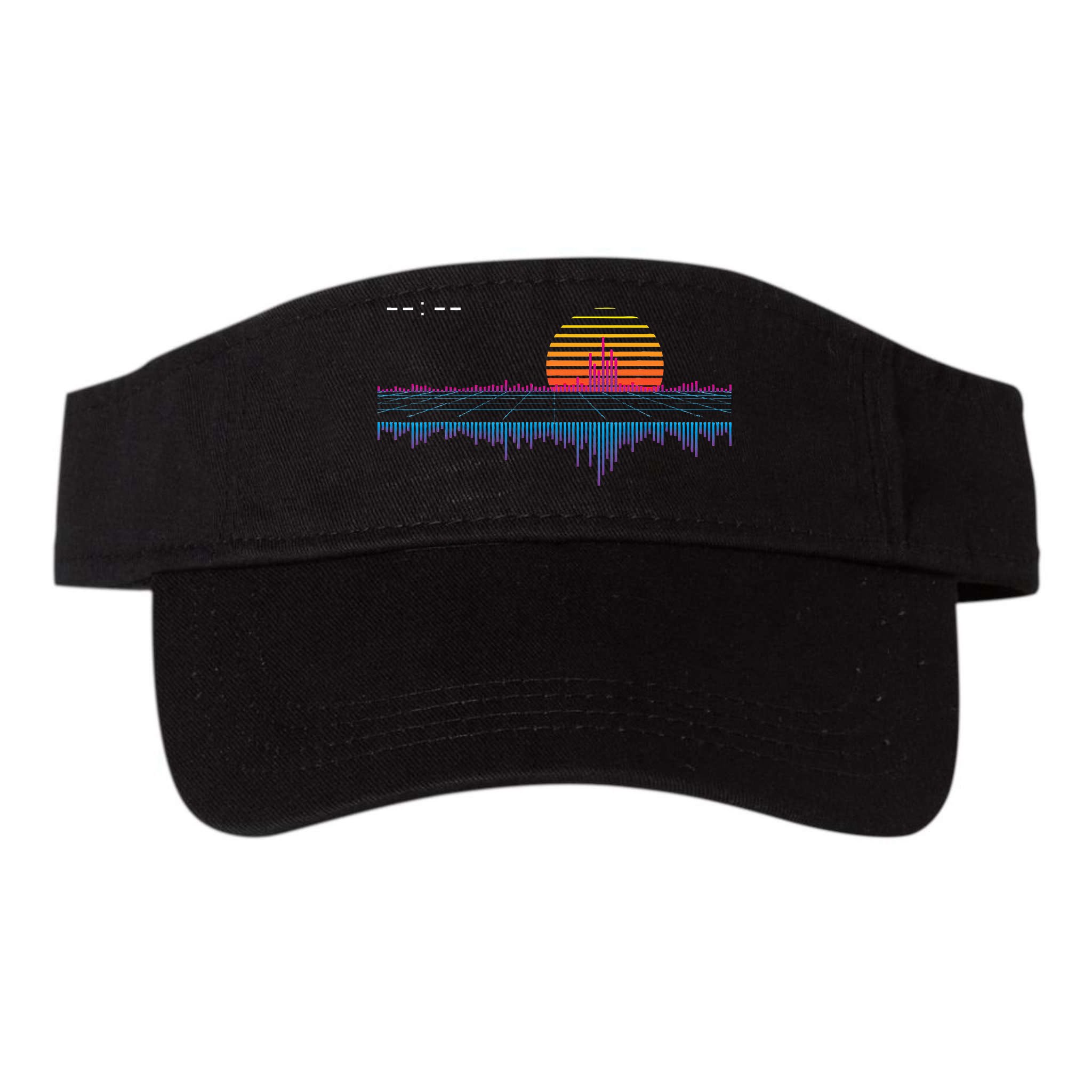 Retrowave Synthwave Vaporwave Sunset Aesthetic Visor