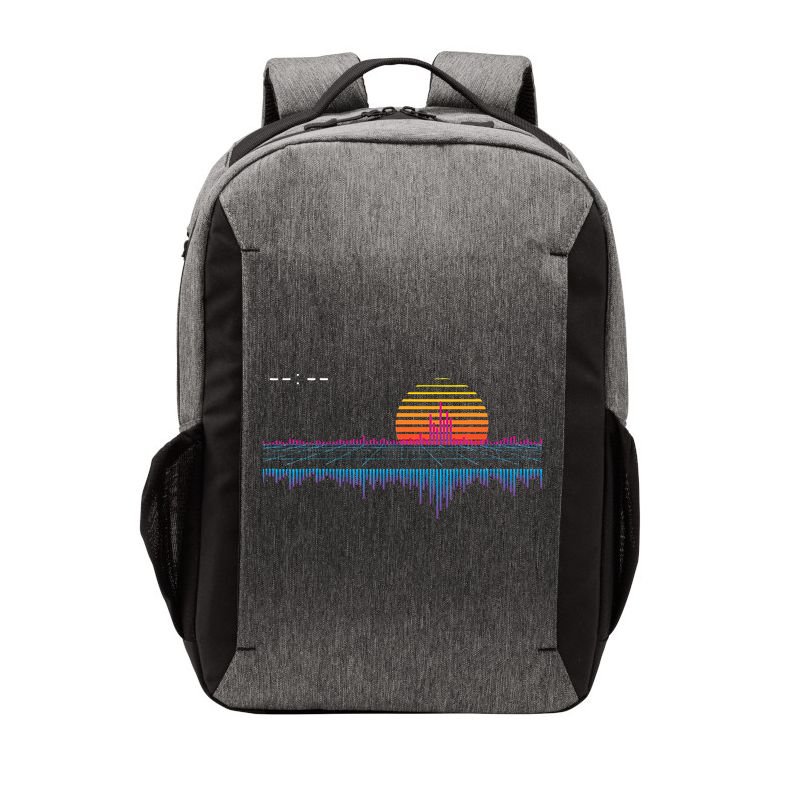 Retrowave Synthwave Vaporwave Sunset Aesthetic Vector Backpack