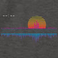 Retrowave Synthwave Vaporwave Sunset Aesthetic Vector Backpack