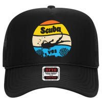 Retro Scuba Vbs 2024 Underwater Jesus Christian Bible High Crown Mesh Back Trucker Hat